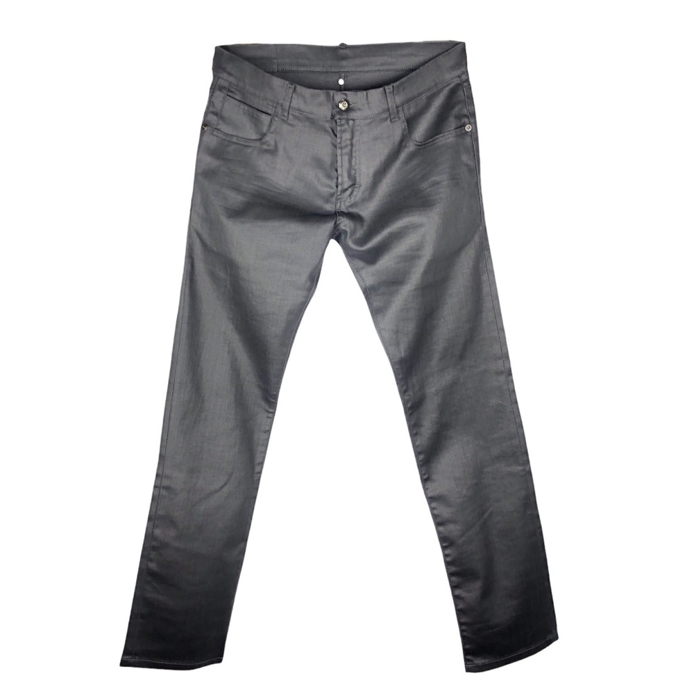 Zara Man Black Denim  (waxed look) [mens 32x33]